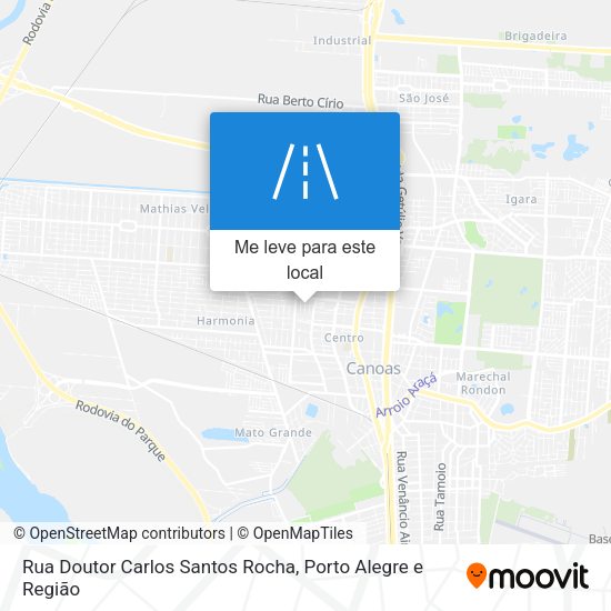 Rua Doutor Carlos Santos Rocha mapa