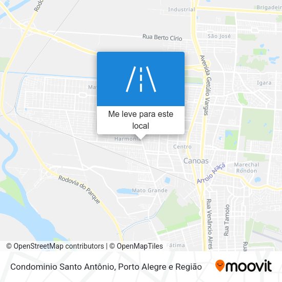 Condominio Santo Antônio mapa