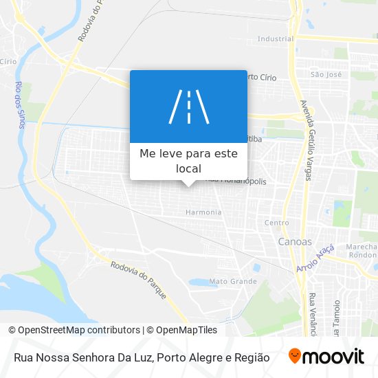 Rua Nossa Senhora Da Luz mapa