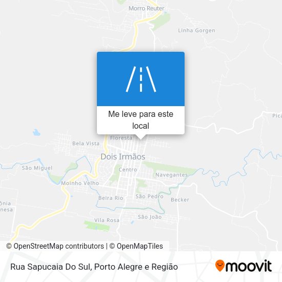 Rua Sapucaia Do Sul mapa