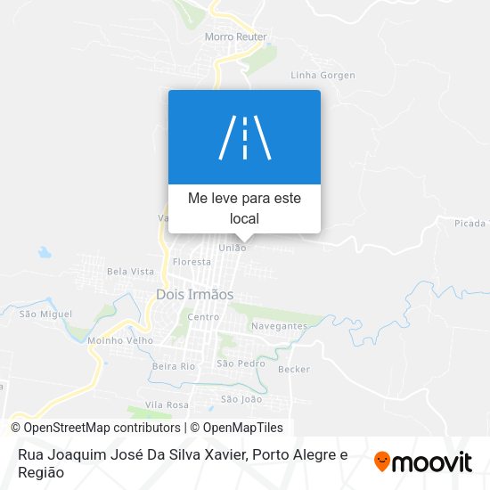 Rua Joaquim José Da Silva Xavier mapa