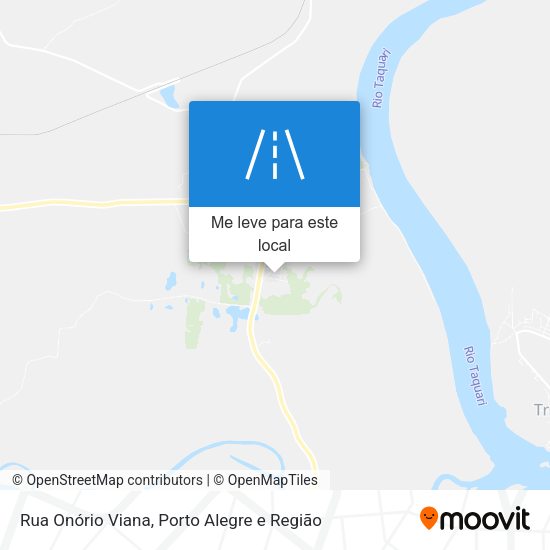 Rua Onório Viana mapa