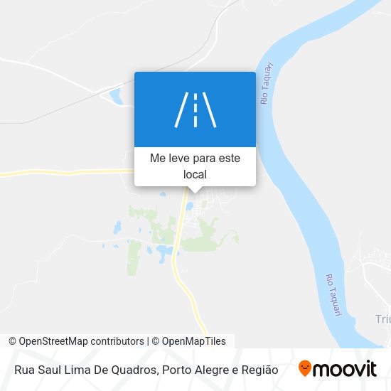 Rua Saul Lima De Quadros mapa