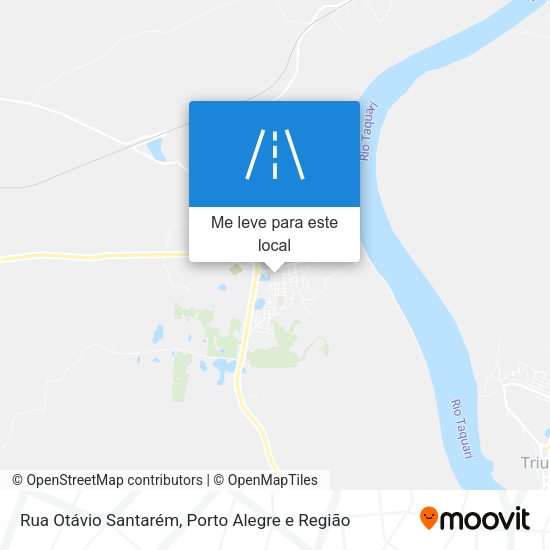 Rua Otávio Santarém mapa