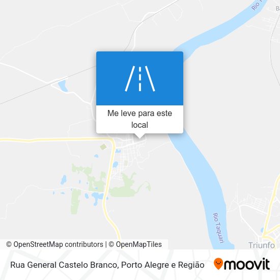 Rua General Castelo Branco mapa