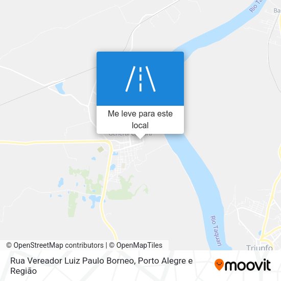 Rua Vereador Luiz Paulo Borneo mapa