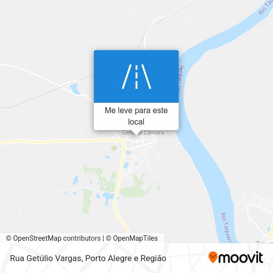 Rua Getúlio Vargas mapa