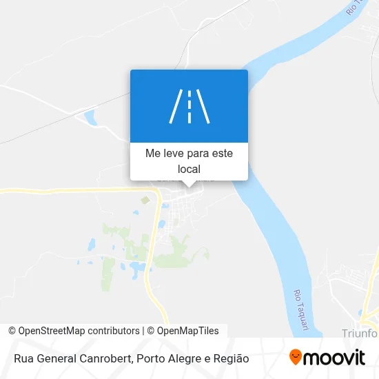 Rua General Canrobert mapa