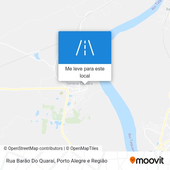 Rua Barão Do Quaraí mapa