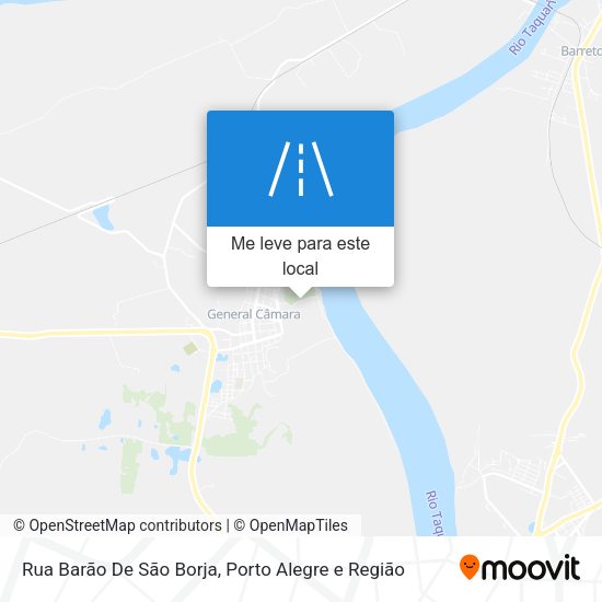Rua Barão De São Borja mapa