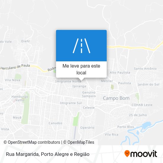 Rua Margarida mapa