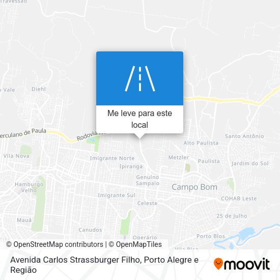 Avenida Carlos Strassburger Filho mapa