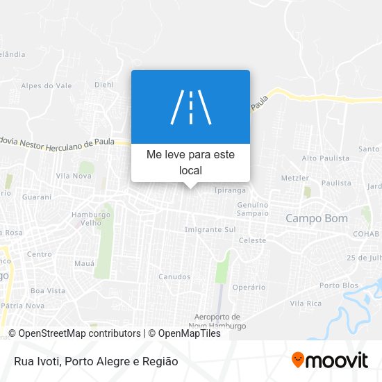 Rua Ivoti mapa