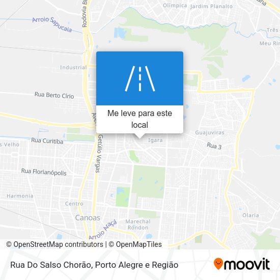 Rua Do Salso Chorão mapa