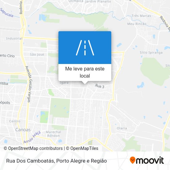 Rua Dos Camboatás mapa
