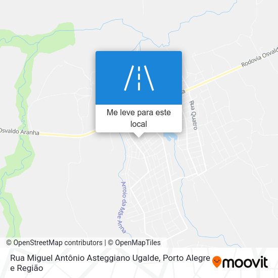 Rua Miguel Antônio Asteggiano Ugalde mapa