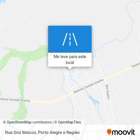 Rua Dos Ibíscos mapa