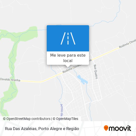 Rua Das Azaléias mapa