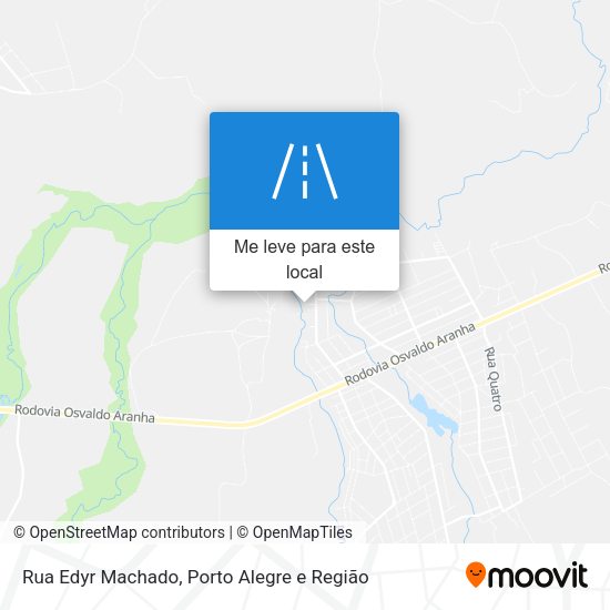 Rua Edyr Machado mapa