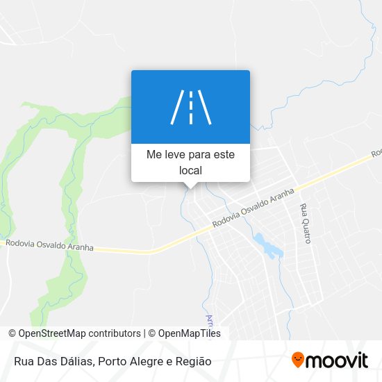 Rua Das Dálias mapa