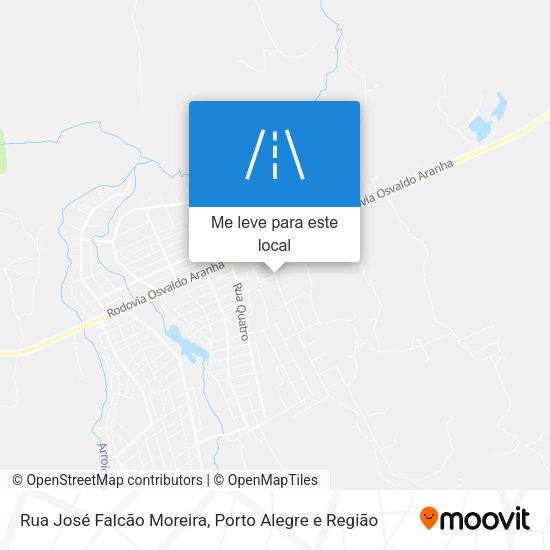 Rua José Falcão Moreira mapa