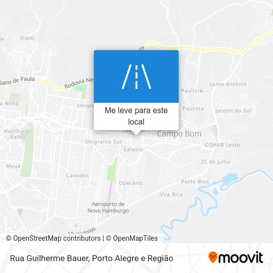 Rua Guilherme Bauer mapa