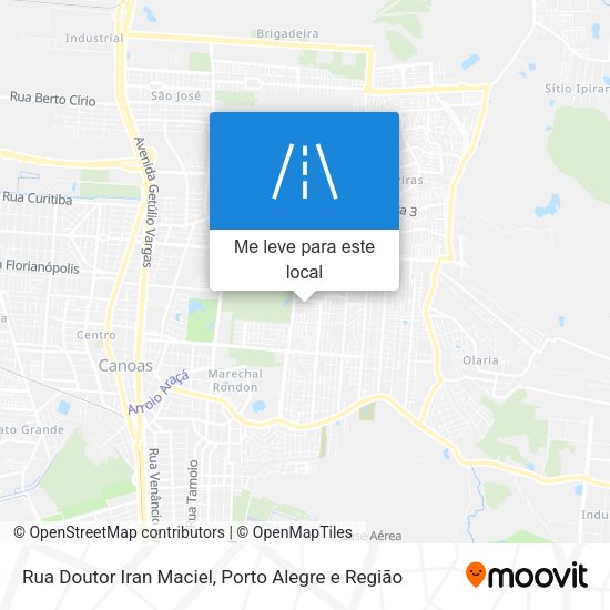 Rua Doutor Iran Maciel mapa