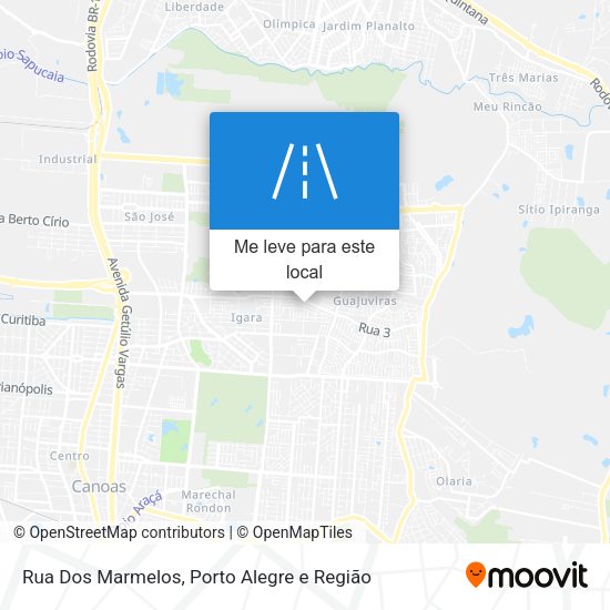 Rua Dos Marmelos mapa