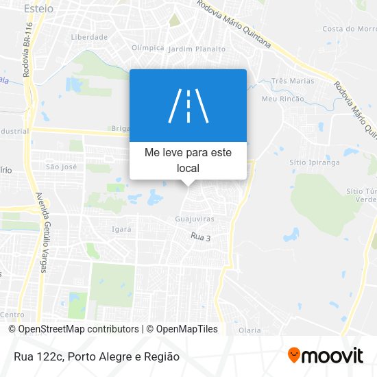 Rua 122c mapa