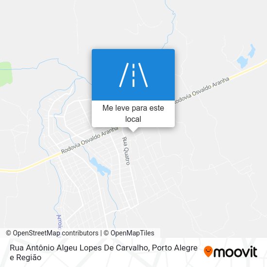 Rua Antônio Algeu Lopes De Carvalho mapa