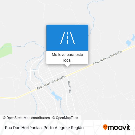 Rua Das Hortênsias mapa