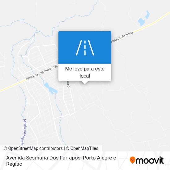 Avenida Sesmaria Dos Farrapos mapa