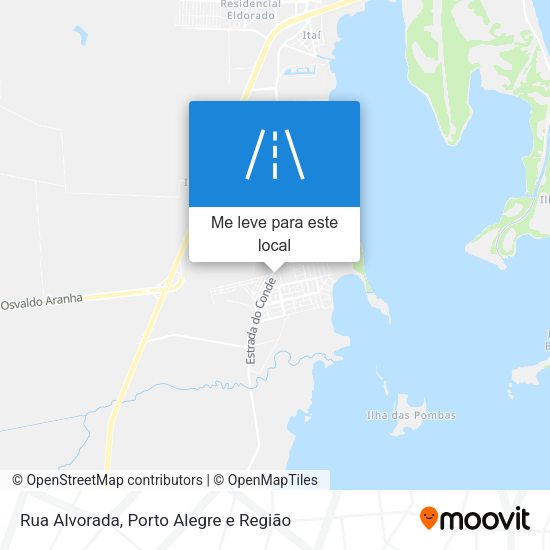 Rua Alvorada mapa