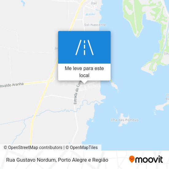 Rua Gustavo Nordum mapa