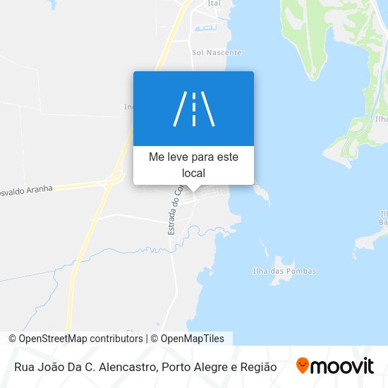 Rua João Da C. Alencastro mapa