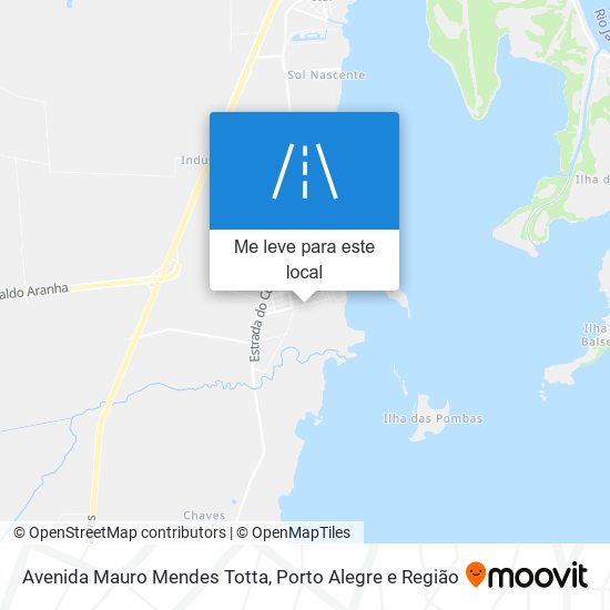 Avenida Mauro Mendes Totta mapa