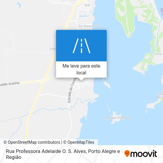 Rua Professora Adelaide O. S. Alves mapa