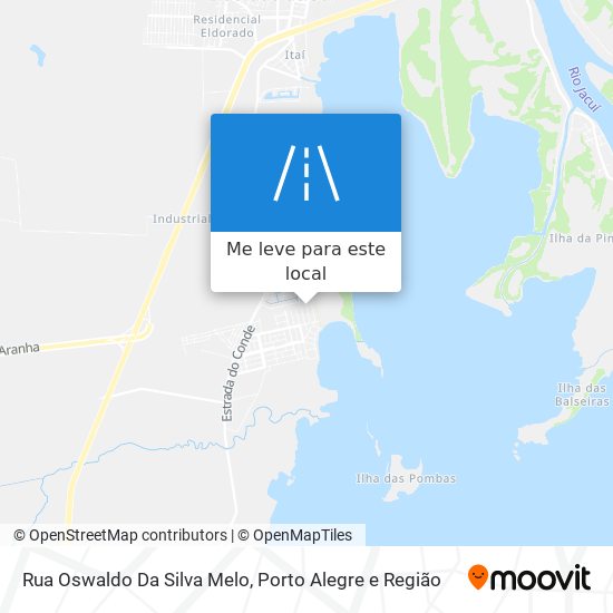 Rua Oswaldo Da Silva Melo mapa