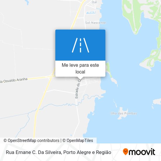 Rua Ernane C. Da Silveira mapa