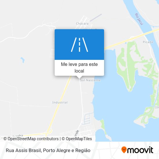 Rua Assis Brasil mapa