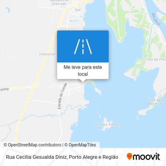 Rua Cecília Gesualda Diniz mapa