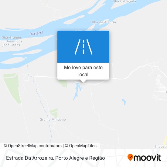 Estrada Da Arrozeira mapa