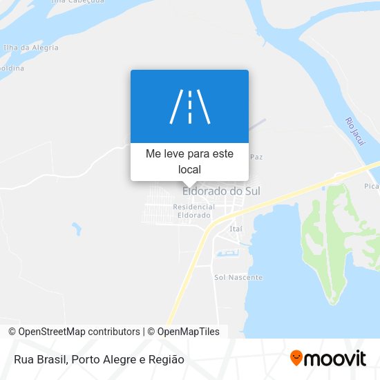 Rua Brasil mapa