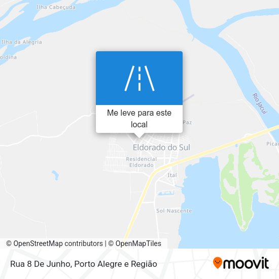 Rua 8 De Junho mapa