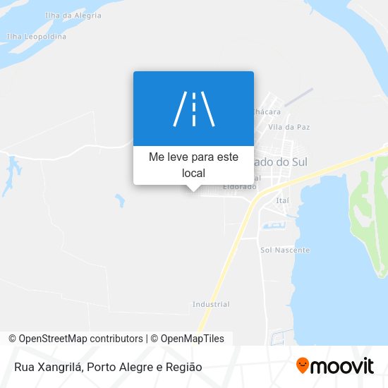 Rua Xangrilá mapa