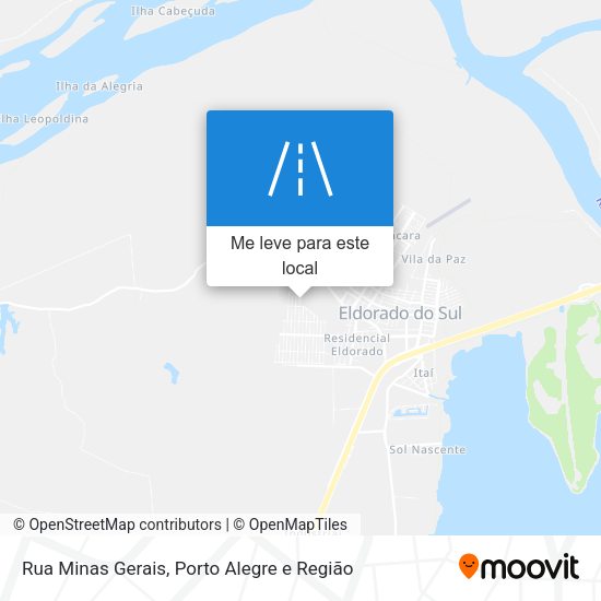Rua Minas Gerais mapa