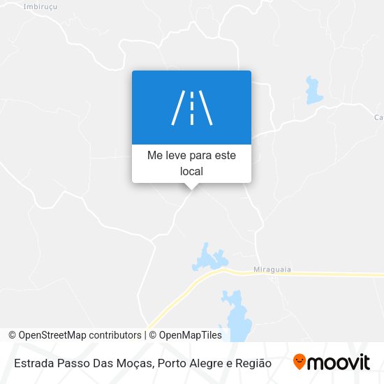 Estrada Passo Das Moças mapa