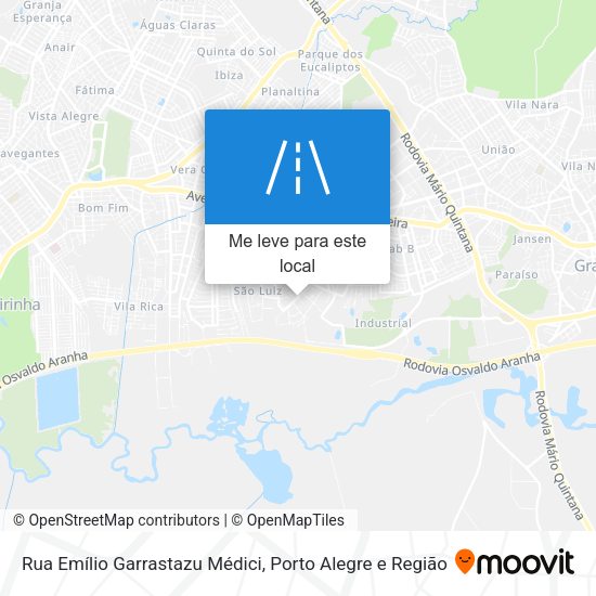 Rua Emílio Garrastazu Médici mapa