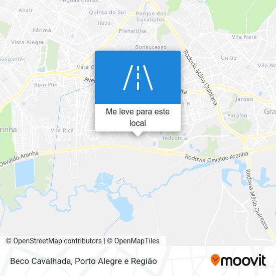 Beco Cavalhada mapa