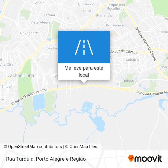 Rua Turquia mapa